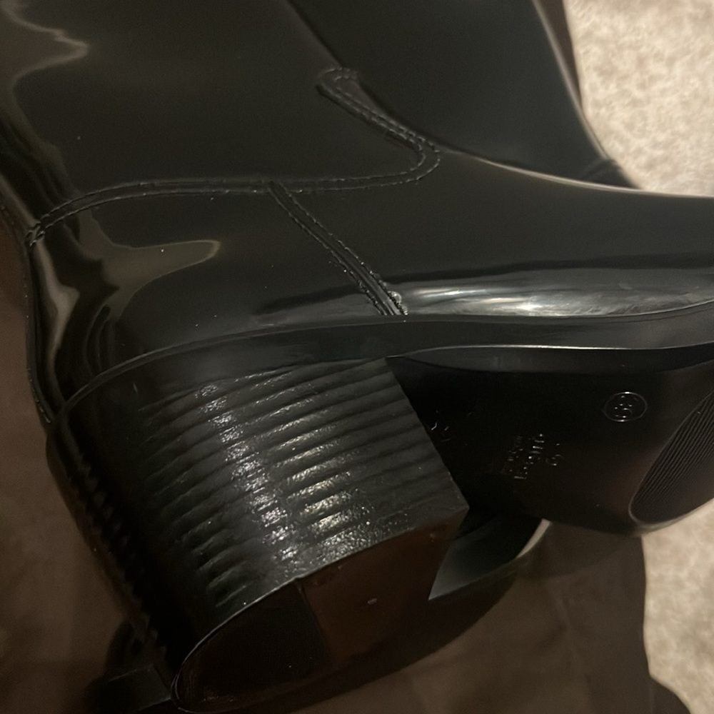 GUCCI NEW Authentic Gucci Wellington Rubber ridding boots size 39 - Picture 7 of 9